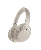 Sony WH-1000XM4 kabellose Bluetooth Noise Cancelling Kopfhörer (30h Akku, Touch Sensor, Headphones Connect App, Schnellladefunktion, optimiert für Amazon Alexa, Headset mit Mikrofon) Silber