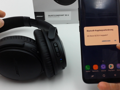 Bose QuietComfort 35 II NFC Verbindung aufbauen